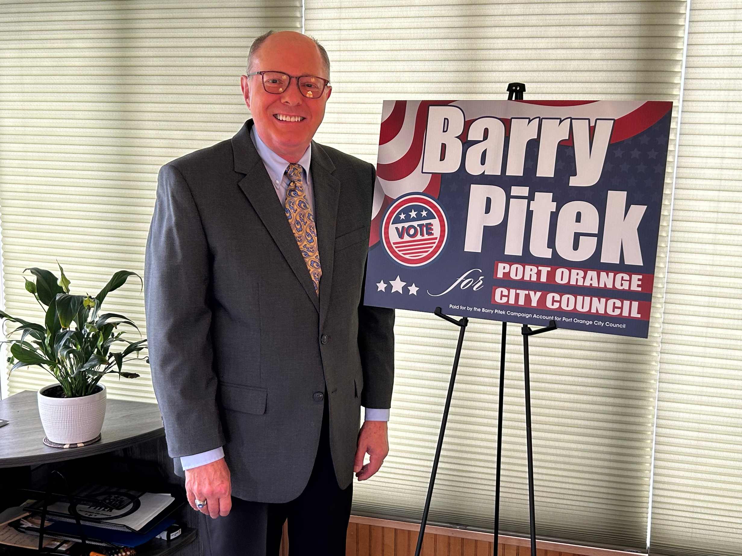 Candidate Pitek readies for the campaign trail