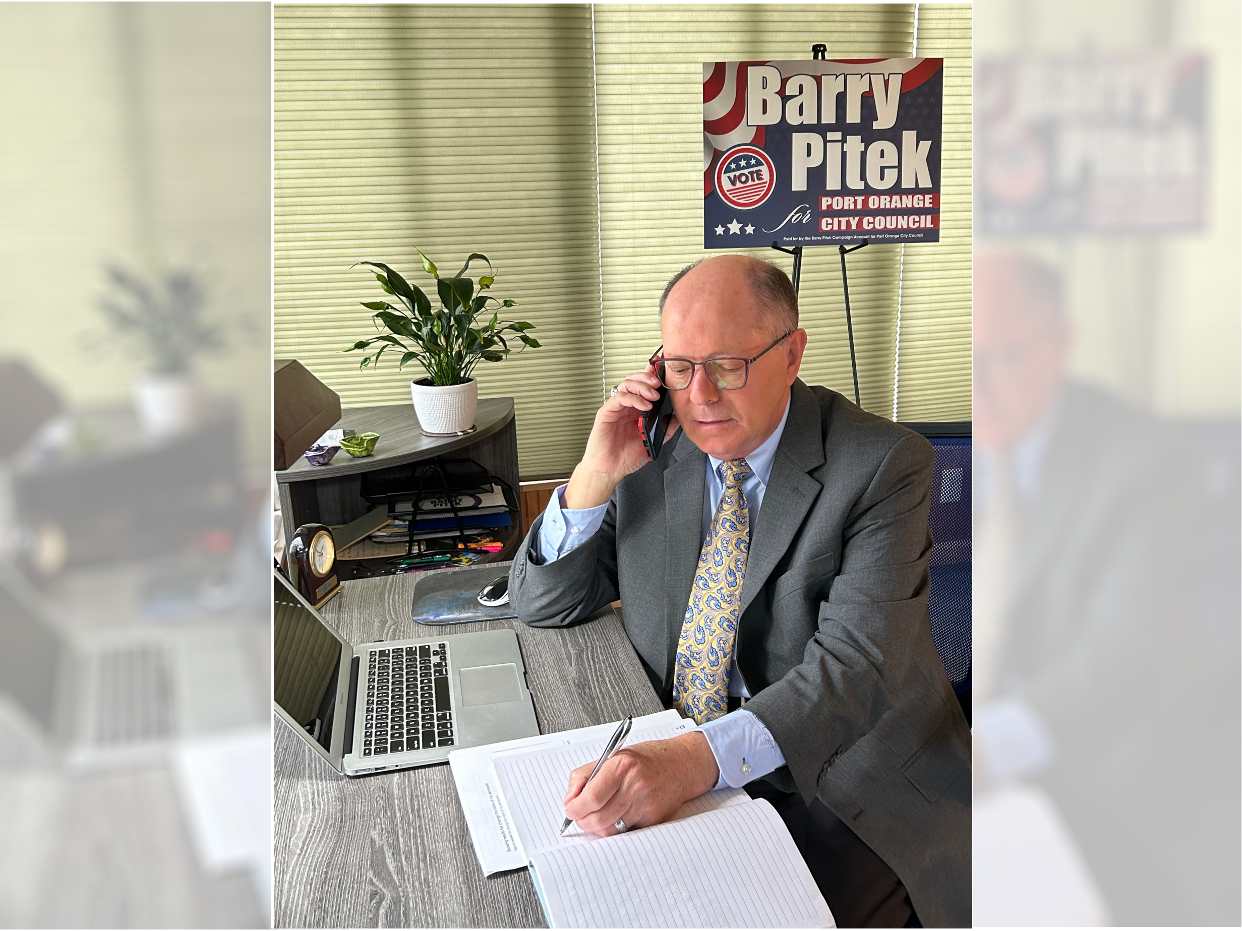 Candidate Pitek readies for the campaign trail